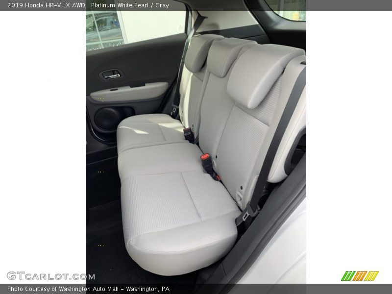 Platinum White Pearl / Gray 2019 Honda HR-V LX AWD