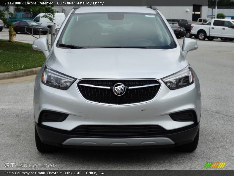 Quicksilver Metallic / Ebony 2019 Buick Encore Preferred