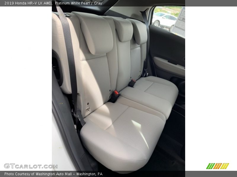 Platinum White Pearl / Gray 2019 Honda HR-V LX AWD
