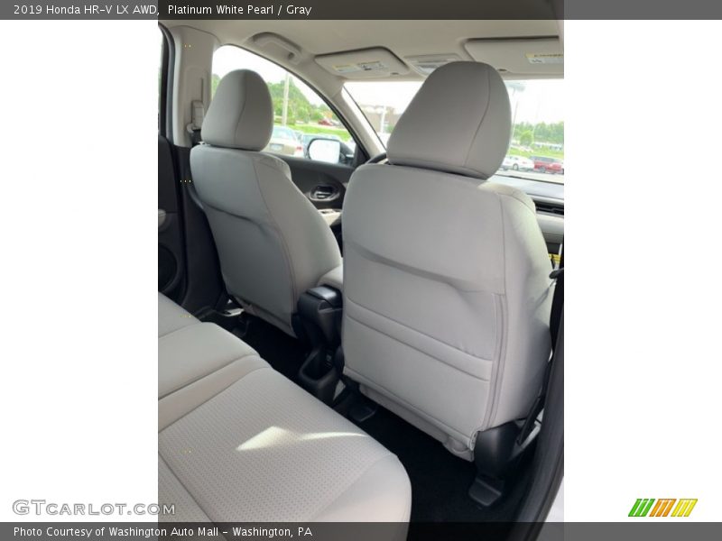 Platinum White Pearl / Gray 2019 Honda HR-V LX AWD