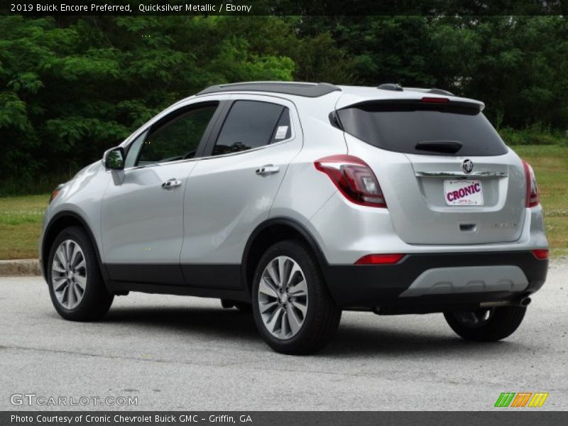 Quicksilver Metallic / Ebony 2019 Buick Encore Preferred