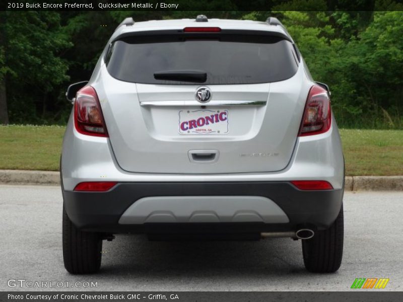 Quicksilver Metallic / Ebony 2019 Buick Encore Preferred