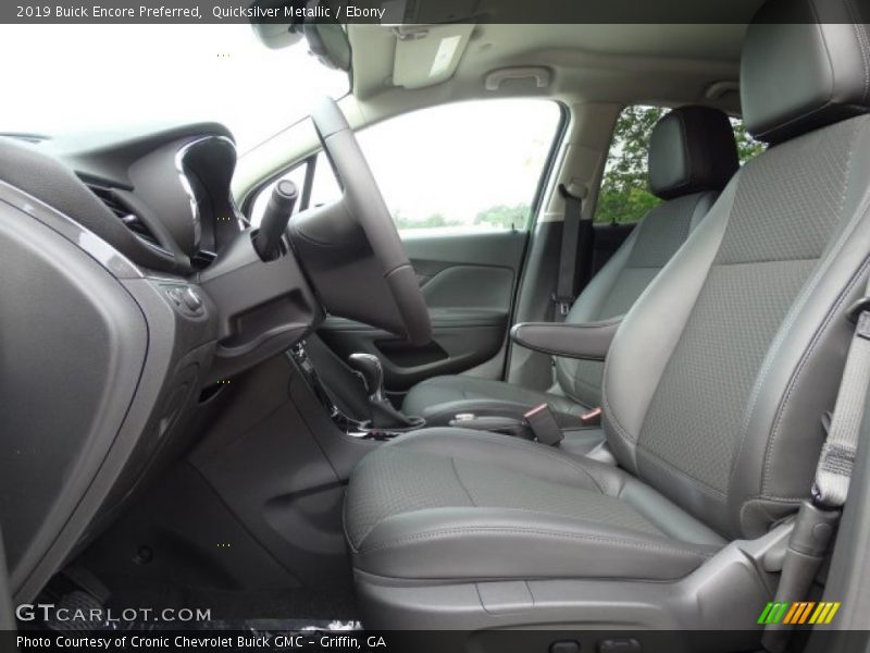 Front Seat of 2019 Encore Preferred