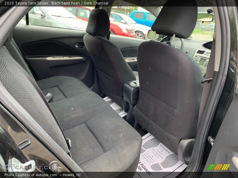 Black Sand Pearl / Dark Charcoal 2010 Toyota Yaris Sedan