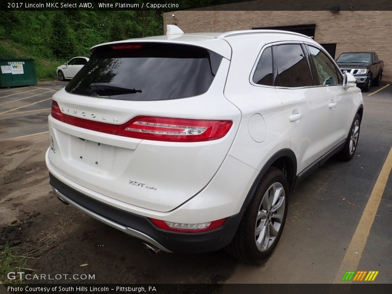 White Platinum / Cappuccino 2017 Lincoln MKC Select AWD