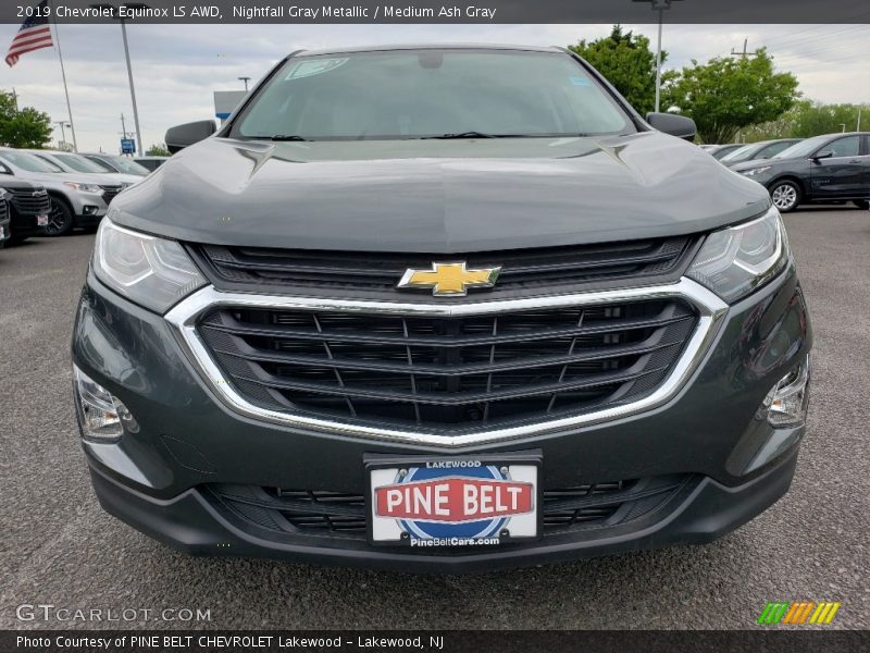 Nightfall Gray Metallic / Medium Ash Gray 2019 Chevrolet Equinox LS AWD