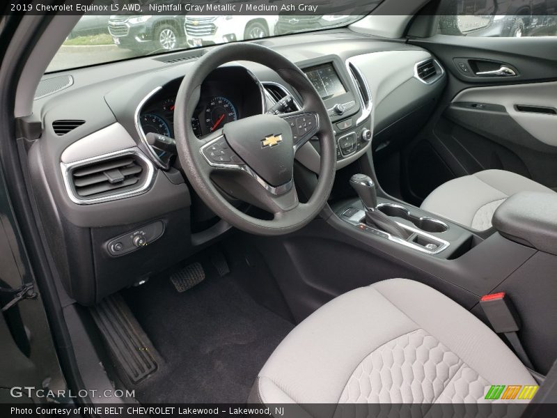 Nightfall Gray Metallic / Medium Ash Gray 2019 Chevrolet Equinox LS AWD
