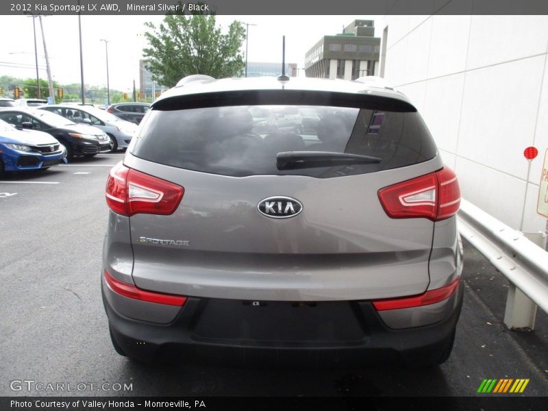 Mineral Silver / Black 2012 Kia Sportage LX AWD