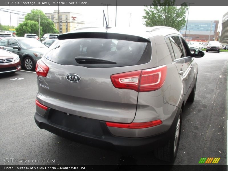 Mineral Silver / Black 2012 Kia Sportage LX AWD