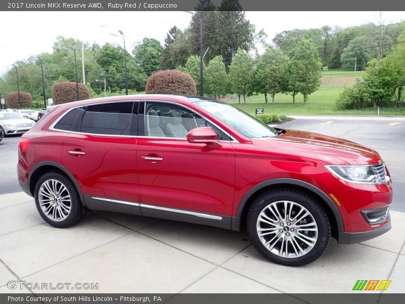 Ruby Red / Cappuccino 2017 Lincoln MKX Reserve AWD