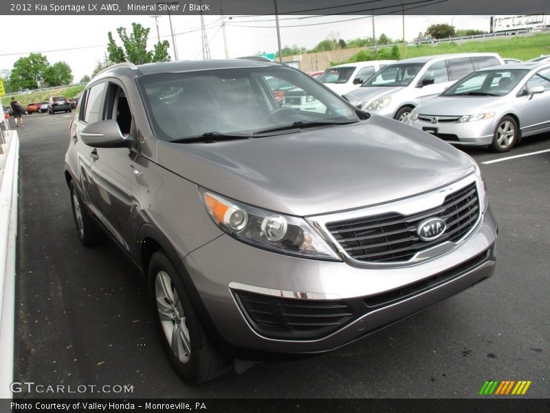 Mineral Silver / Black 2012 Kia Sportage LX AWD