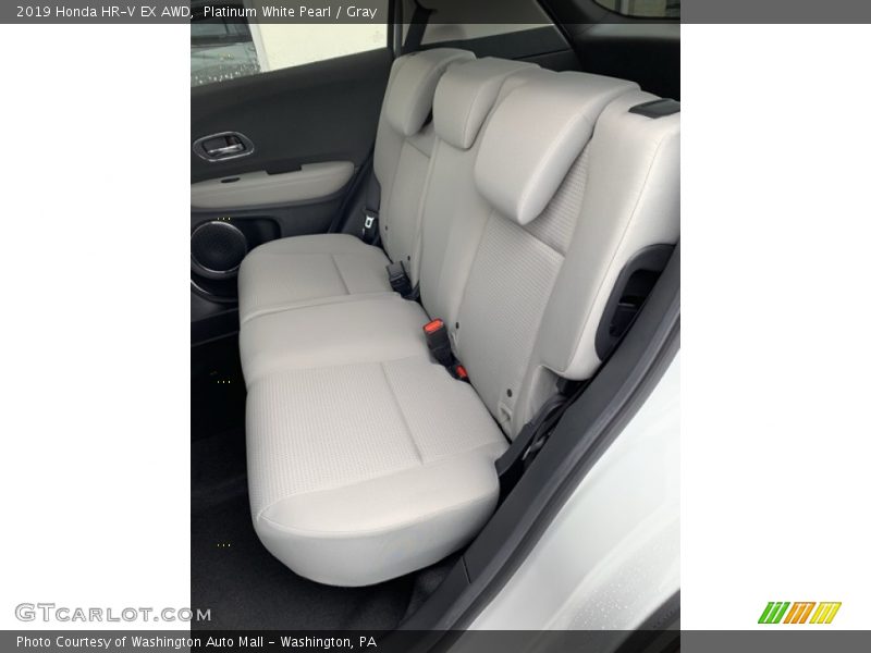 Platinum White Pearl / Gray 2019 Honda HR-V EX AWD