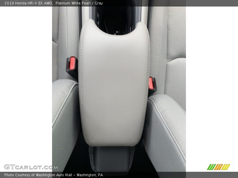 Platinum White Pearl / Gray 2019 Honda HR-V EX AWD