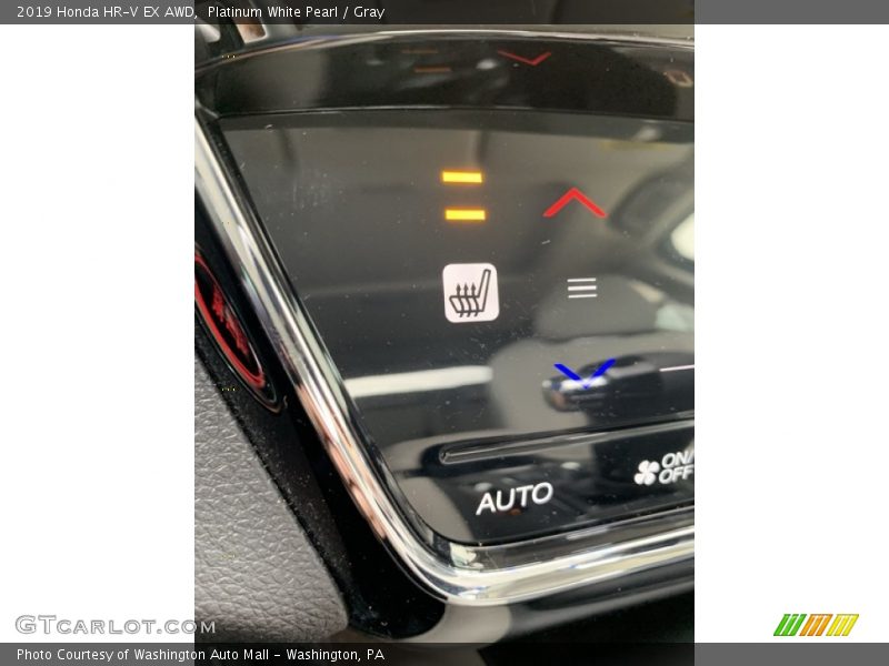 Platinum White Pearl / Gray 2019 Honda HR-V EX AWD