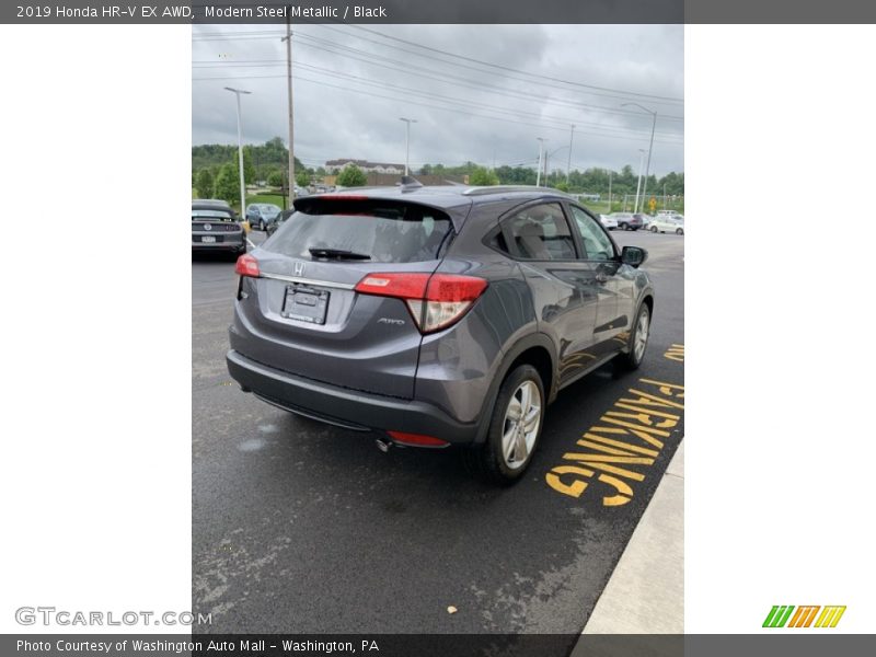 Modern Steel Metallic / Black 2019 Honda HR-V EX AWD