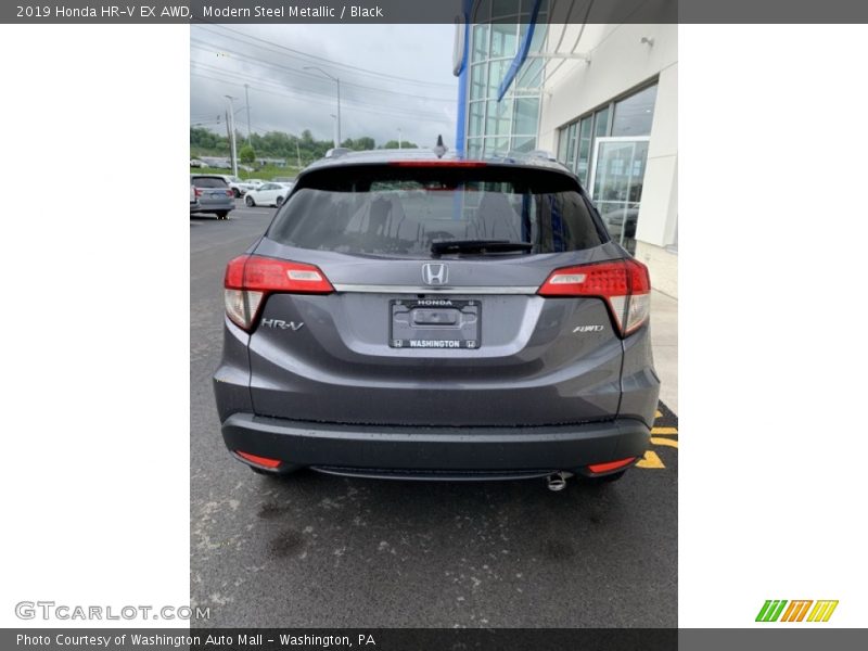 Modern Steel Metallic / Black 2019 Honda HR-V EX AWD