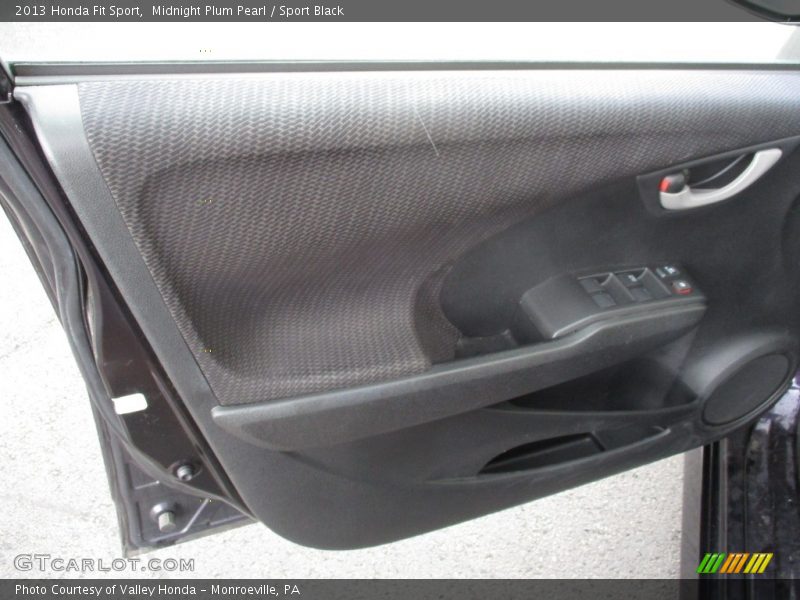 Midnight Plum Pearl / Sport Black 2013 Honda Fit Sport