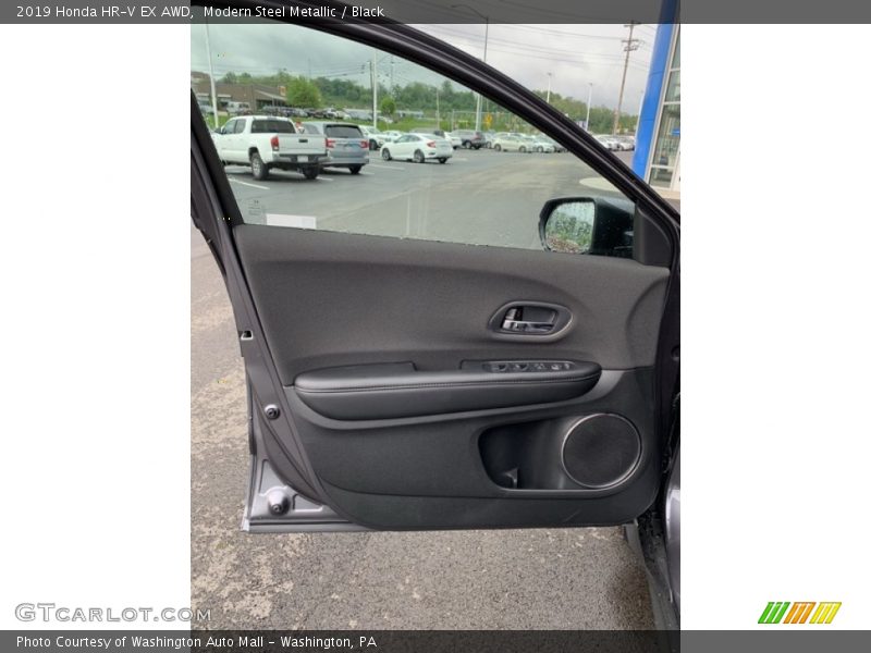 Modern Steel Metallic / Black 2019 Honda HR-V EX AWD