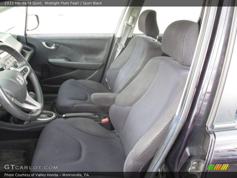 Midnight Plum Pearl / Sport Black 2013 Honda Fit Sport