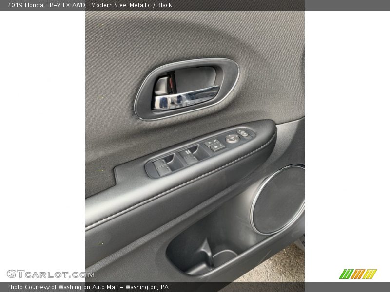 Modern Steel Metallic / Black 2019 Honda HR-V EX AWD