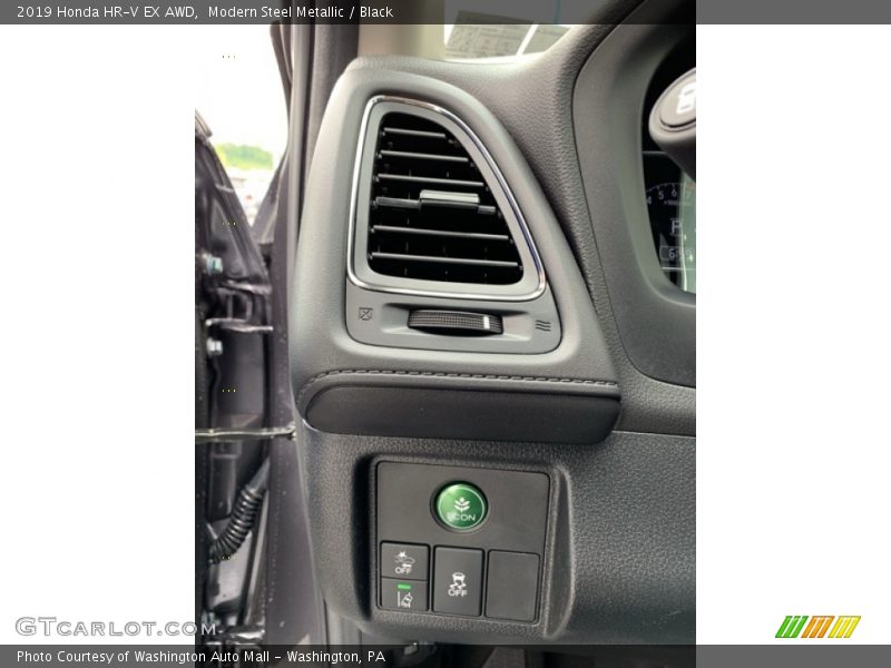 Modern Steel Metallic / Black 2019 Honda HR-V EX AWD