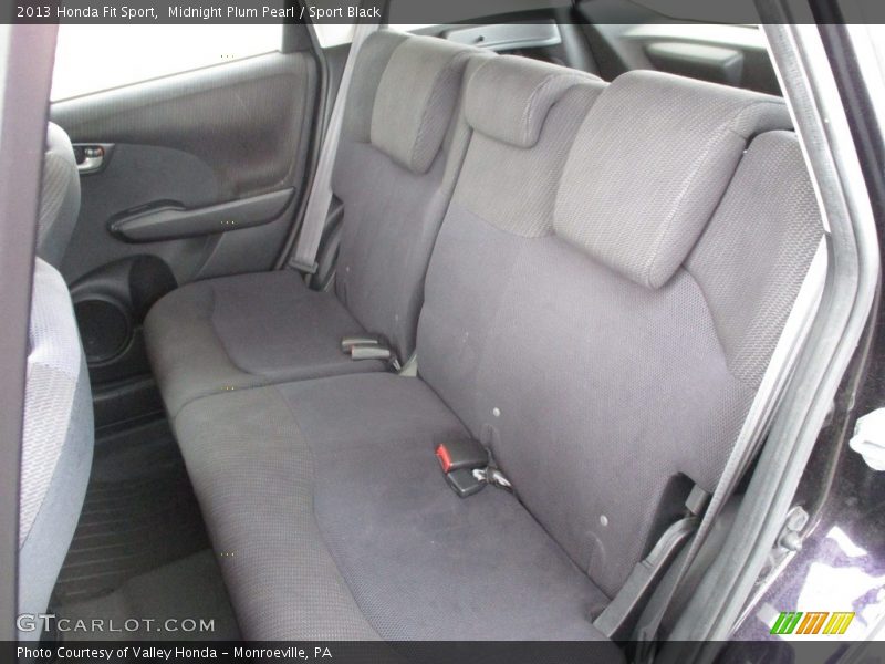 Midnight Plum Pearl / Sport Black 2013 Honda Fit Sport
