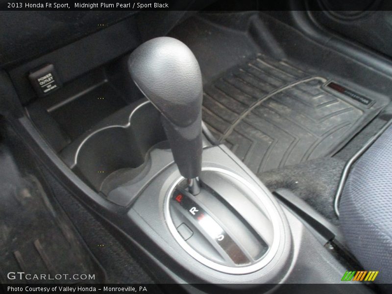 Midnight Plum Pearl / Sport Black 2013 Honda Fit Sport