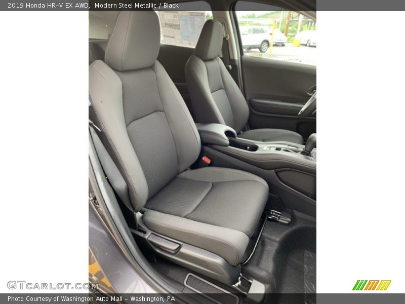 Modern Steel Metallic / Black 2019 Honda HR-V EX AWD