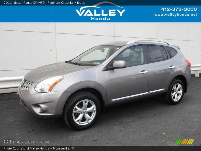 Platinum Graphite / Black 2011 Nissan Rogue SV AWD