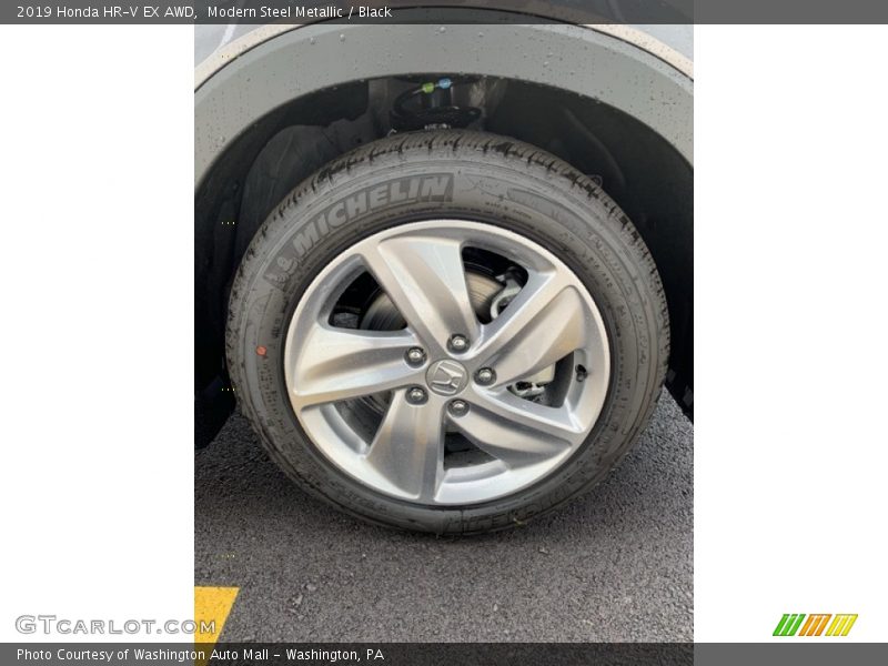 Modern Steel Metallic / Black 2019 Honda HR-V EX AWD