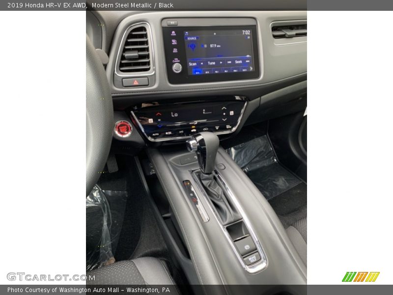Modern Steel Metallic / Black 2019 Honda HR-V EX AWD
