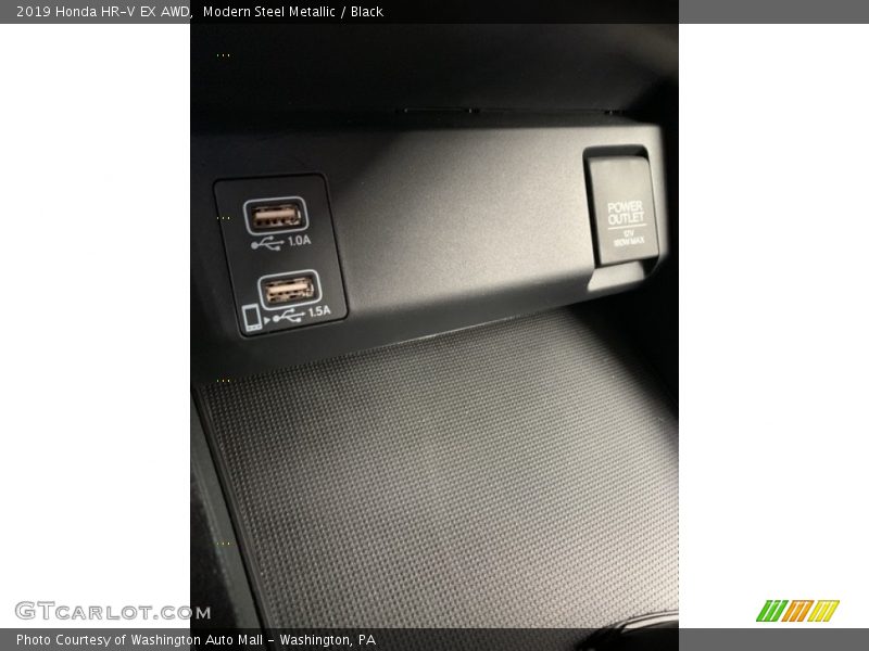 Modern Steel Metallic / Black 2019 Honda HR-V EX AWD
