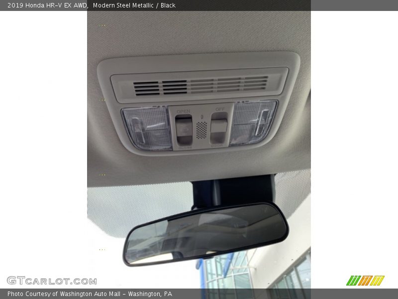 Modern Steel Metallic / Black 2019 Honda HR-V EX AWD