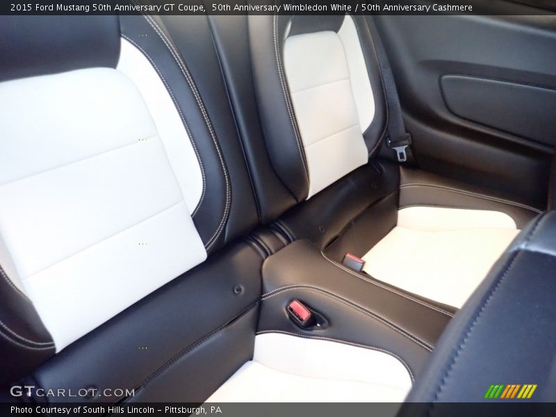 50th Anniversary Wimbledon White / 50th Anniversary Cashmere 2015 Ford Mustang 50th Anniversary GT Coupe