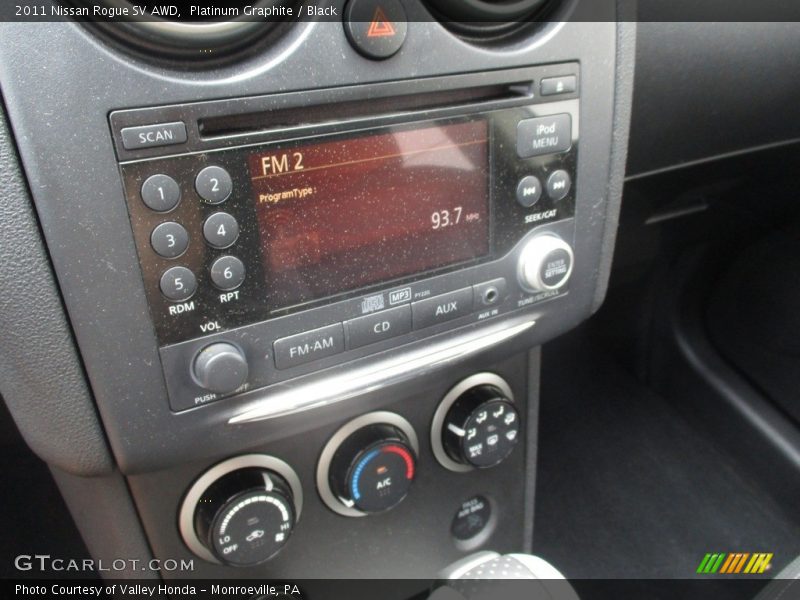 Platinum Graphite / Black 2011 Nissan Rogue SV AWD