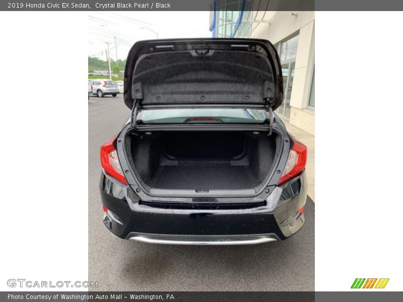 Crystal Black Pearl / Black 2019 Honda Civic EX Sedan