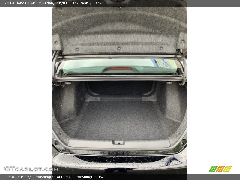 Crystal Black Pearl / Black 2019 Honda Civic EX Sedan