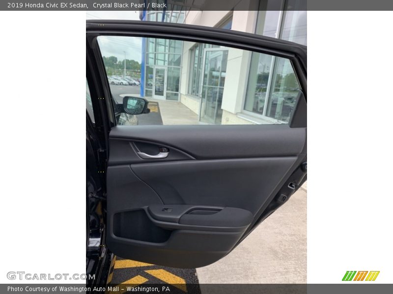 Crystal Black Pearl / Black 2019 Honda Civic EX Sedan