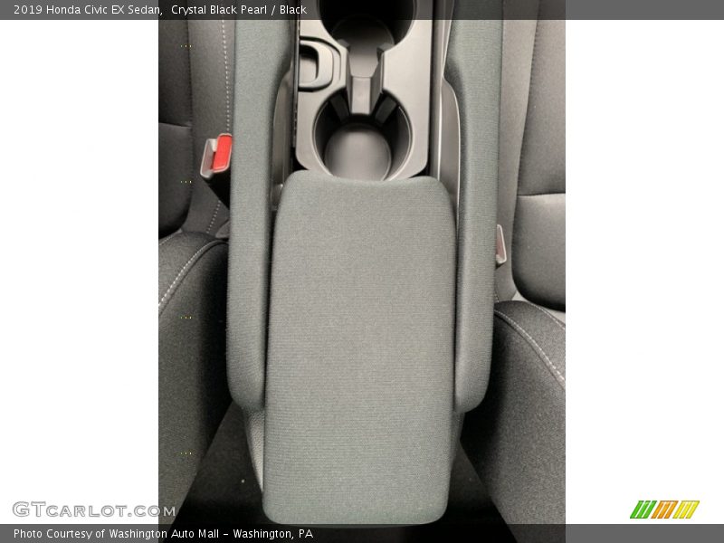 Crystal Black Pearl / Black 2019 Honda Civic EX Sedan