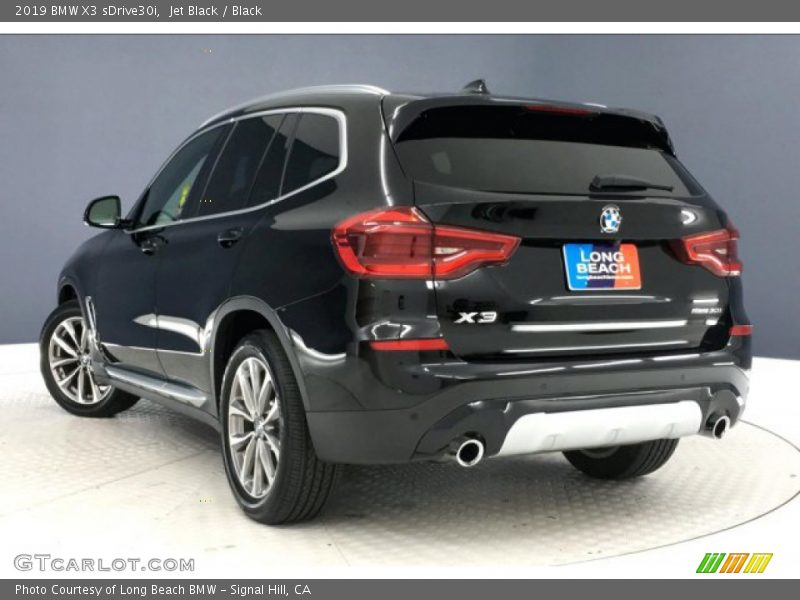 Jet Black / Black 2019 BMW X3 sDrive30i