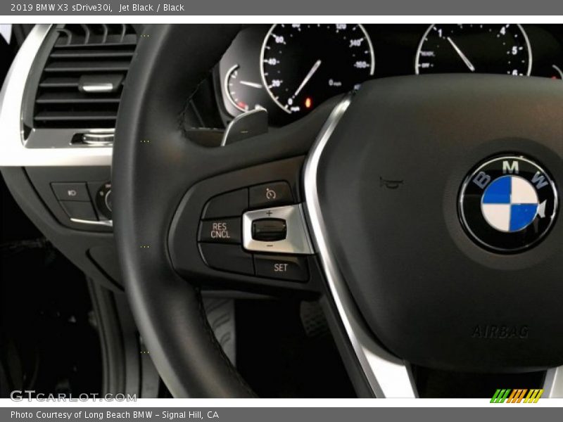 Jet Black / Black 2019 BMW X3 sDrive30i