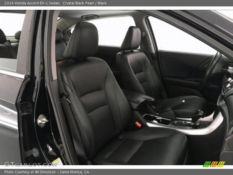Crystal Black Pearl / Black 2014 Honda Accord EX-L Sedan