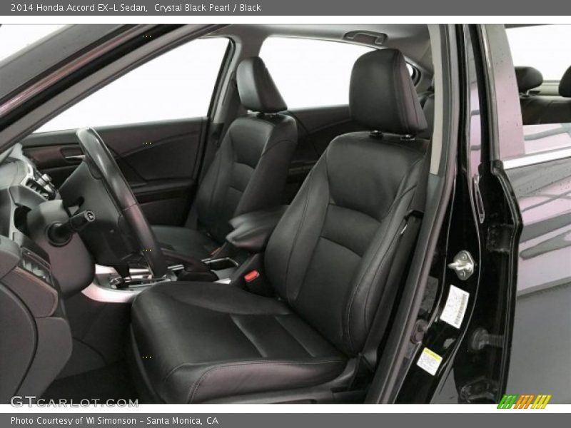 Crystal Black Pearl / Black 2014 Honda Accord EX-L Sedan