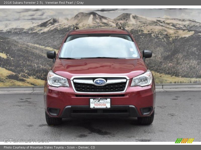 Venetian Red Pearl / Gray 2016 Subaru Forester 2.5i