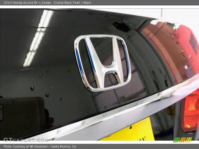 Crystal Black Pearl / Black 2014 Honda Accord EX-L Sedan