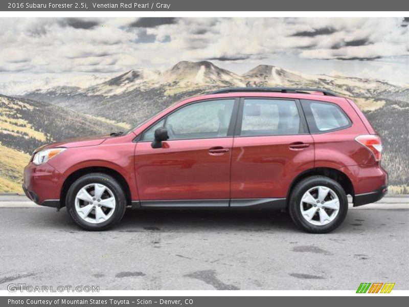 Venetian Red Pearl / Gray 2016 Subaru Forester 2.5i