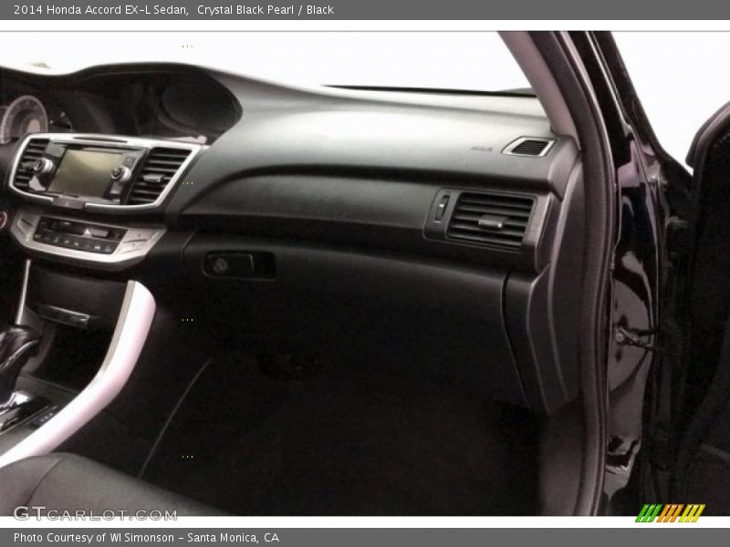 Crystal Black Pearl / Black 2014 Honda Accord EX-L Sedan