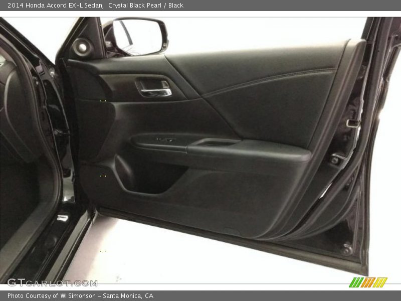 Crystal Black Pearl / Black 2014 Honda Accord EX-L Sedan