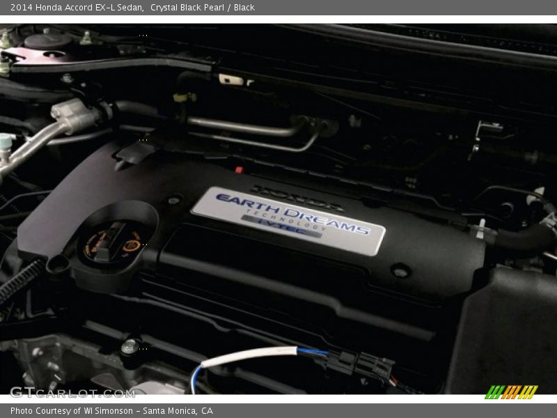 Crystal Black Pearl / Black 2014 Honda Accord EX-L Sedan