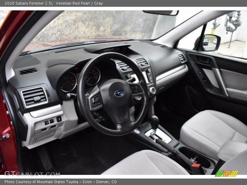 Venetian Red Pearl / Gray 2016 Subaru Forester 2.5i
